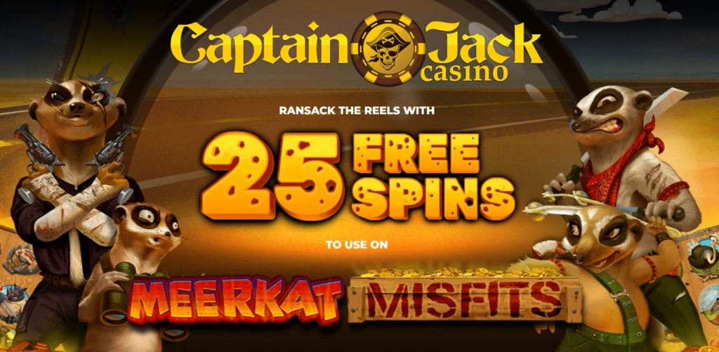 Free Spins with Captain Jack Casino 3