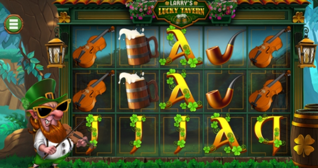 The unique Larrys Lucky Tavern slot 2