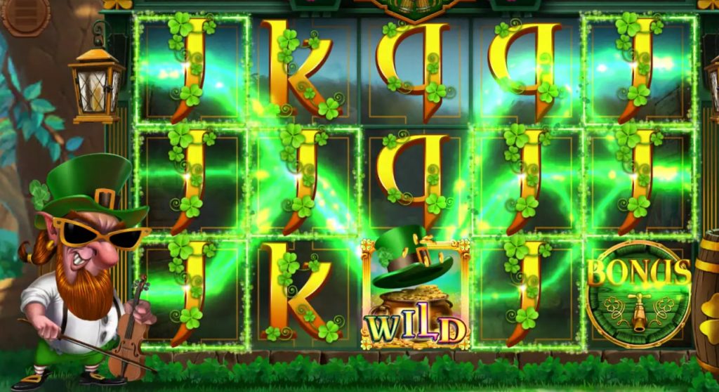 The unique Larrys Lucky Tavern slot 1